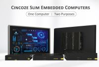 Slim embedded PC systems for space-constrained applications