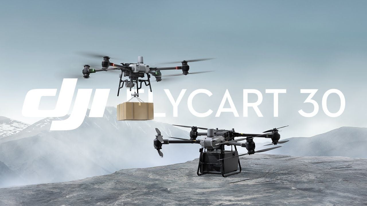 DJI FlyCart 30 aerial delivery drone unveiled