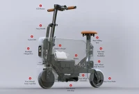 Honda Motocompacto electric compact scooter teardown by iFixit