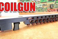 Building a 10 Stage Coilgun magnetic force projectile launcher