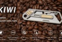 Kiwi Titanium EDC minimalist multitool and keychain utility knife