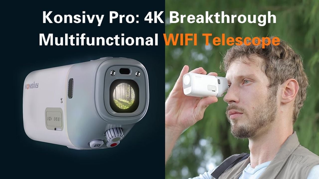 Konsivy Pro 4K multifunctional wireless telescope