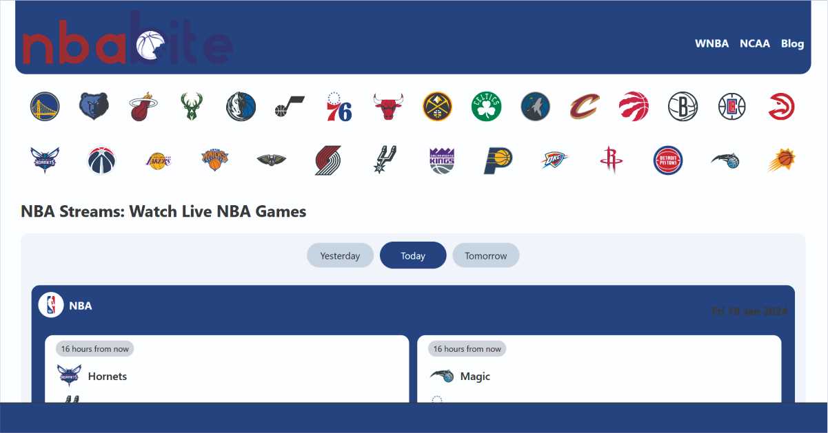 Your One-Stop Solution To Free NBA Live Streams!