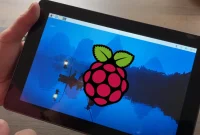 Raspberry Pi 5 tablet made using a RasPad 3