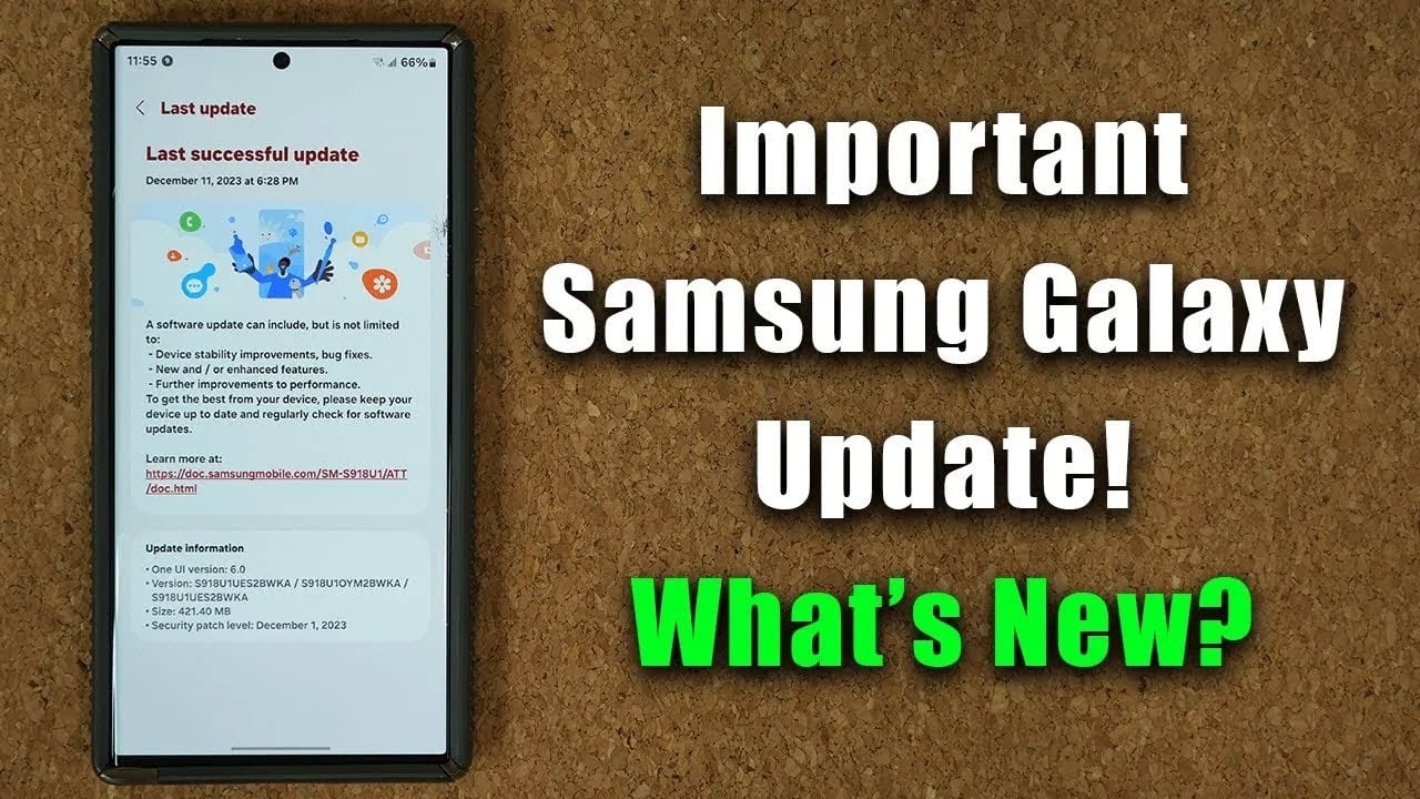 Lastest Samsung Galaxy S23 update detailed (Video)