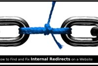 How to Find and Fix Internal Redirects on a Website