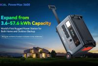 World’s First Rugged Power Station! Blackview OSCAL Rolls Out Power Station PowerMax 3600 with Expandable Capacity from 3.6kWh to 57.6kWh, 3600W Output, and 24/7 UPS in 5-8ms Switchover.