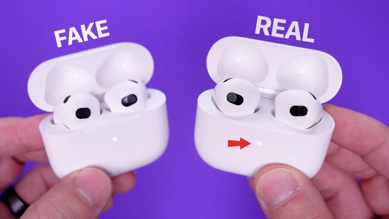 How to Spot fake Apple AirPods and iPhones (Video)