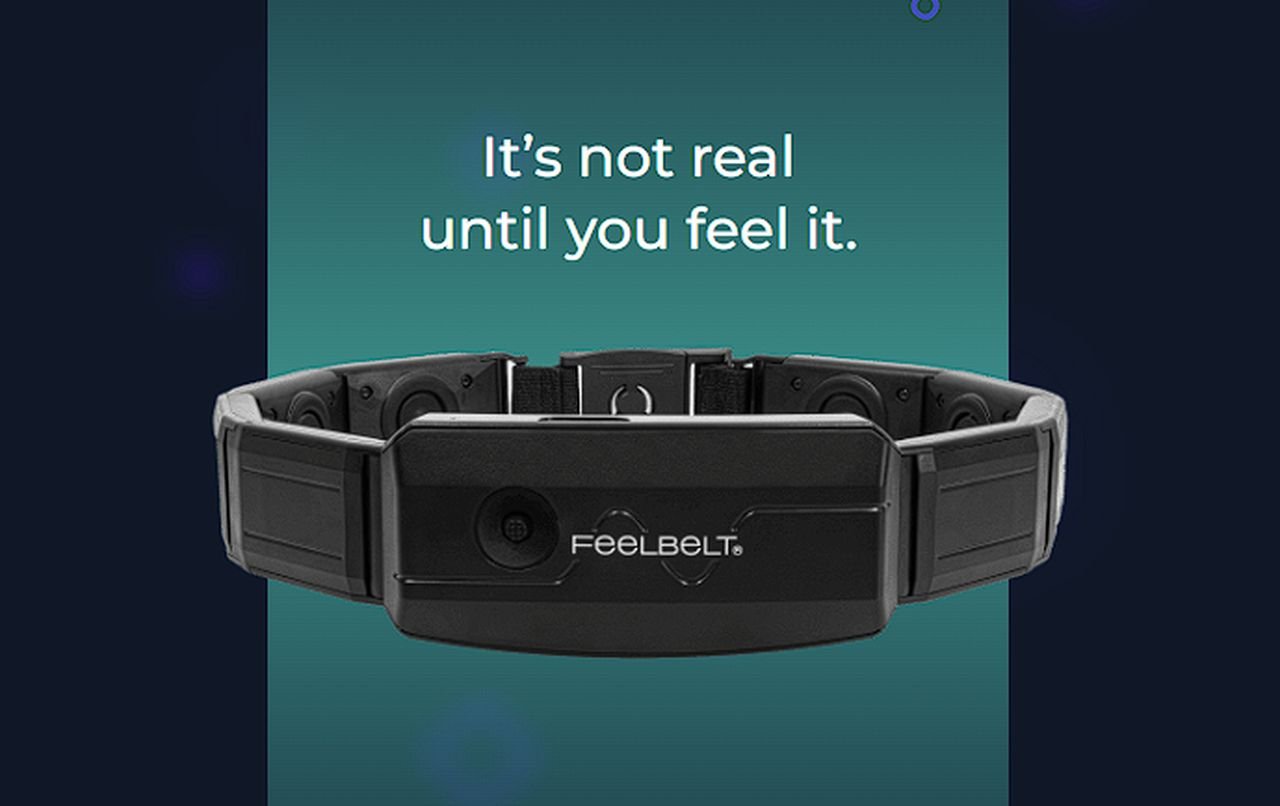 Feelbelt haptic audio wearable experience