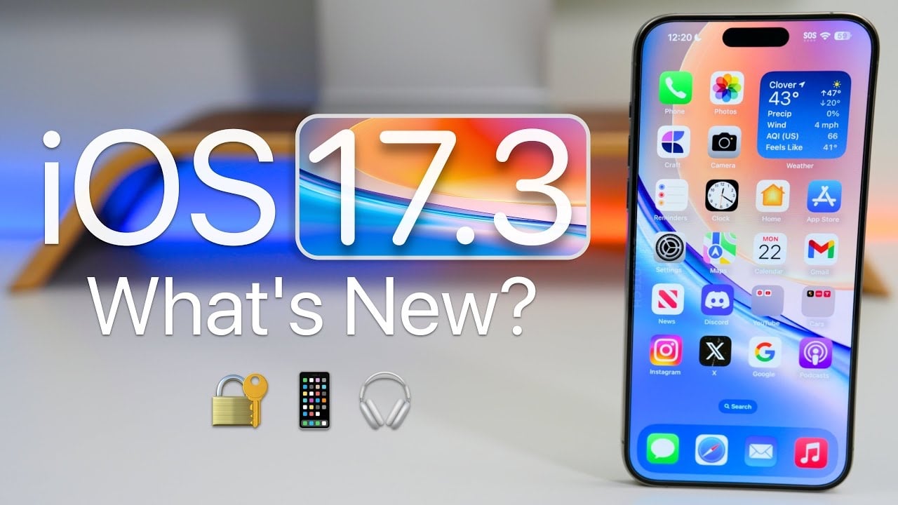 What’s new in Apple’s iOS 17.3 (Video)