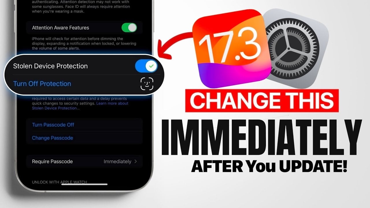 iOS 17.3 settings to change after updating (Video)