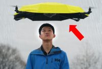 How to build a flying umbrella using drone technology