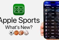 The New Apple Sports App in Action (Video)