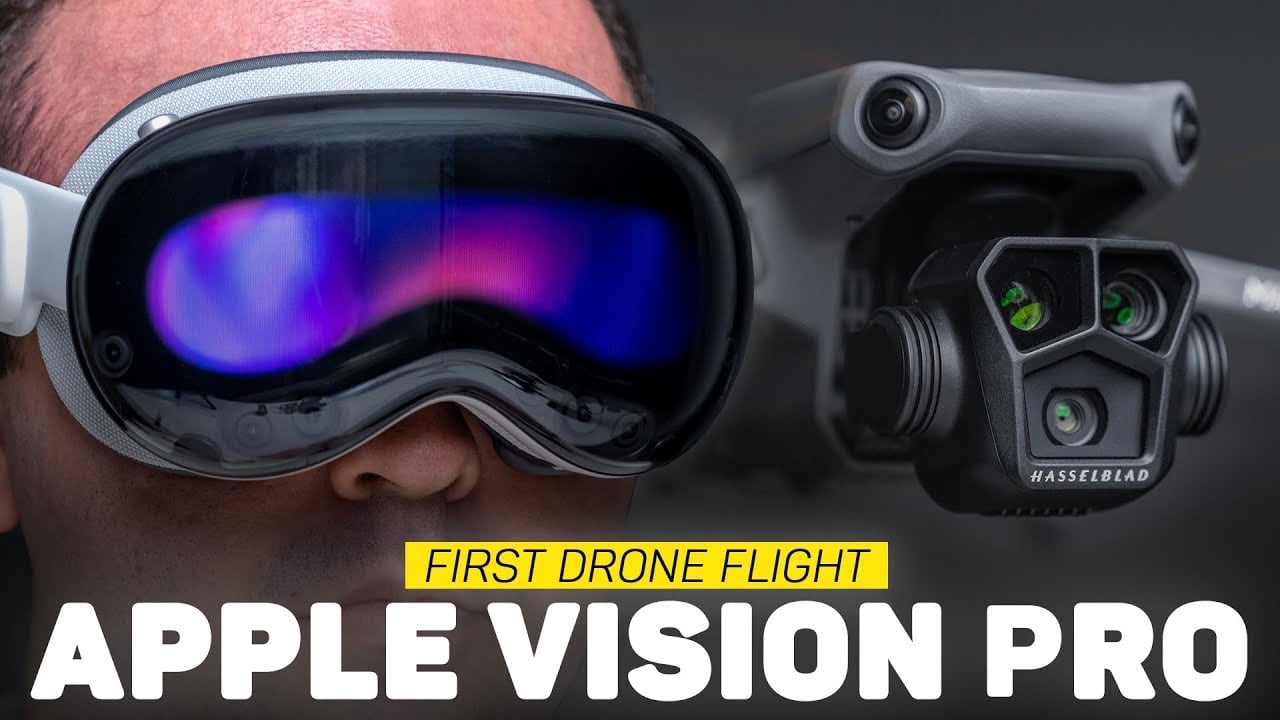 How to Fly A Drone with the Apple Vision Pro (Video)