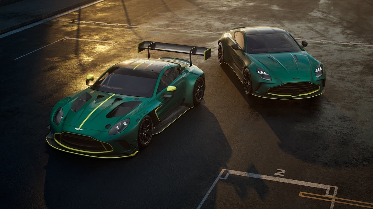 Aston Martin Vantage GT3 race car unveiled