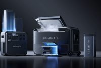 New BLUETTI SwapSolar portable power station and outdoor fridge