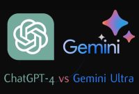 ChatGPT-4 vs Gemini Ultra identical prompt results comparison