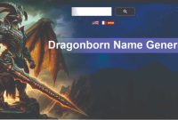 Tool Used For Generating Cool Dragonborn Names