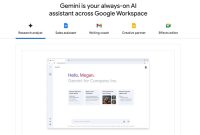 Google Workspace now features Gemini AI assistant