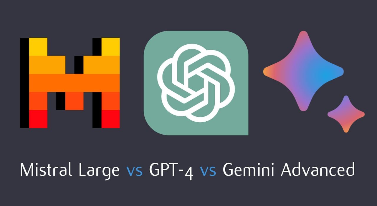 Mistral Large vs GPT-4 vs Gemini Advanced prompt comparison