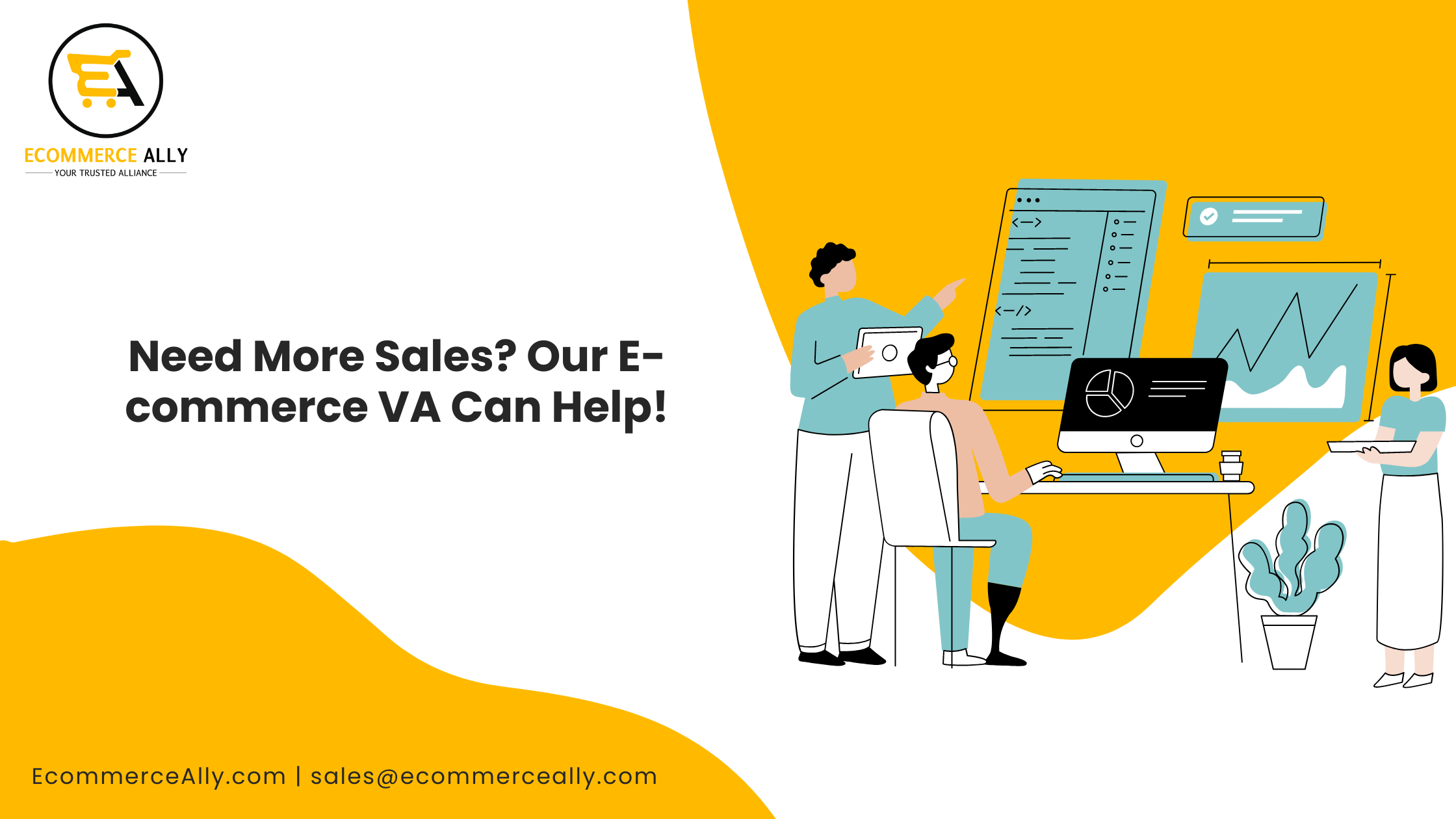 Need More Sales? Our E-commerce VA Can Help!