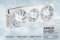 White Radeon RX 7900 XT Hellhound graphics card