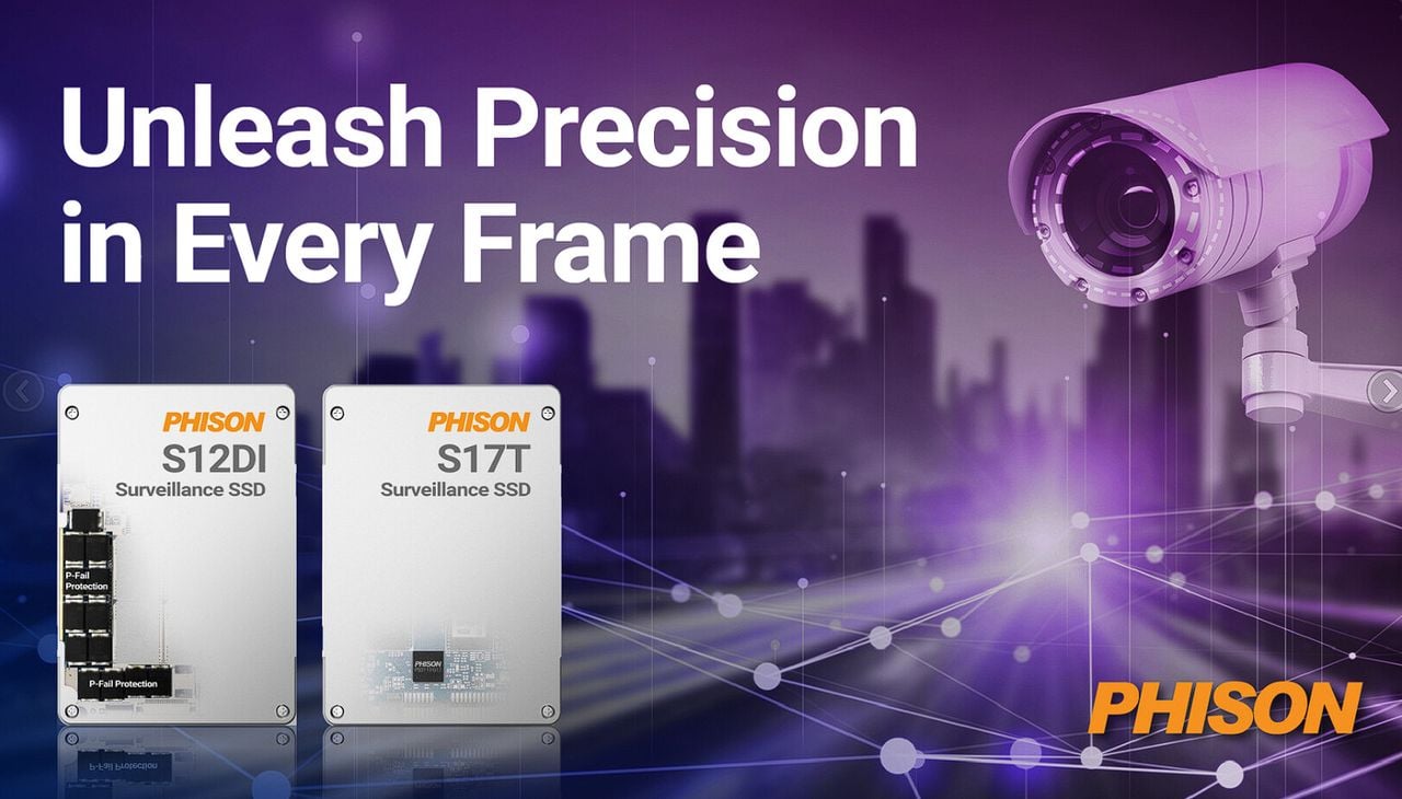 Phison SSD storage for video surveillance systems unveiled