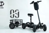 4 Wheel rugged electric scooter with 45km range