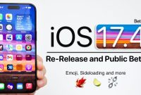 Updated iOS 17.4 beta 1 released to developers