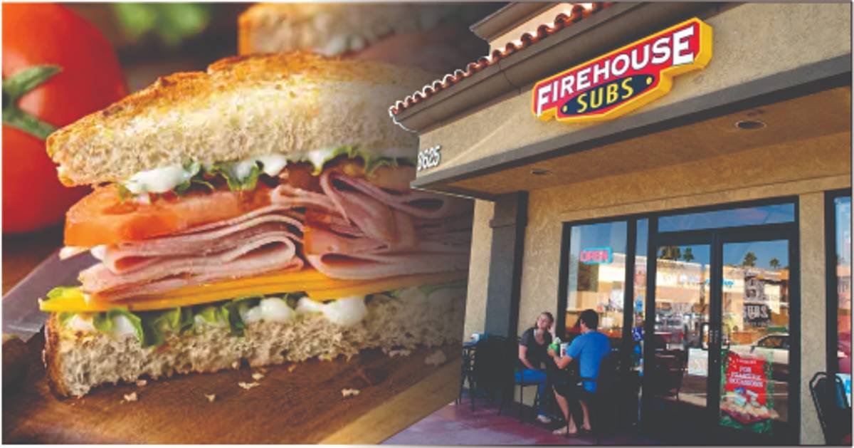 Delicious Sandwiches are offered on the Firehouse Subs Menu