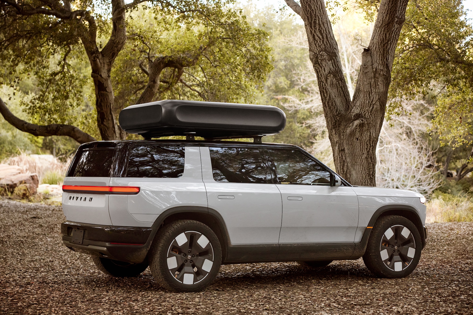 Rivian R2 treehouse tent