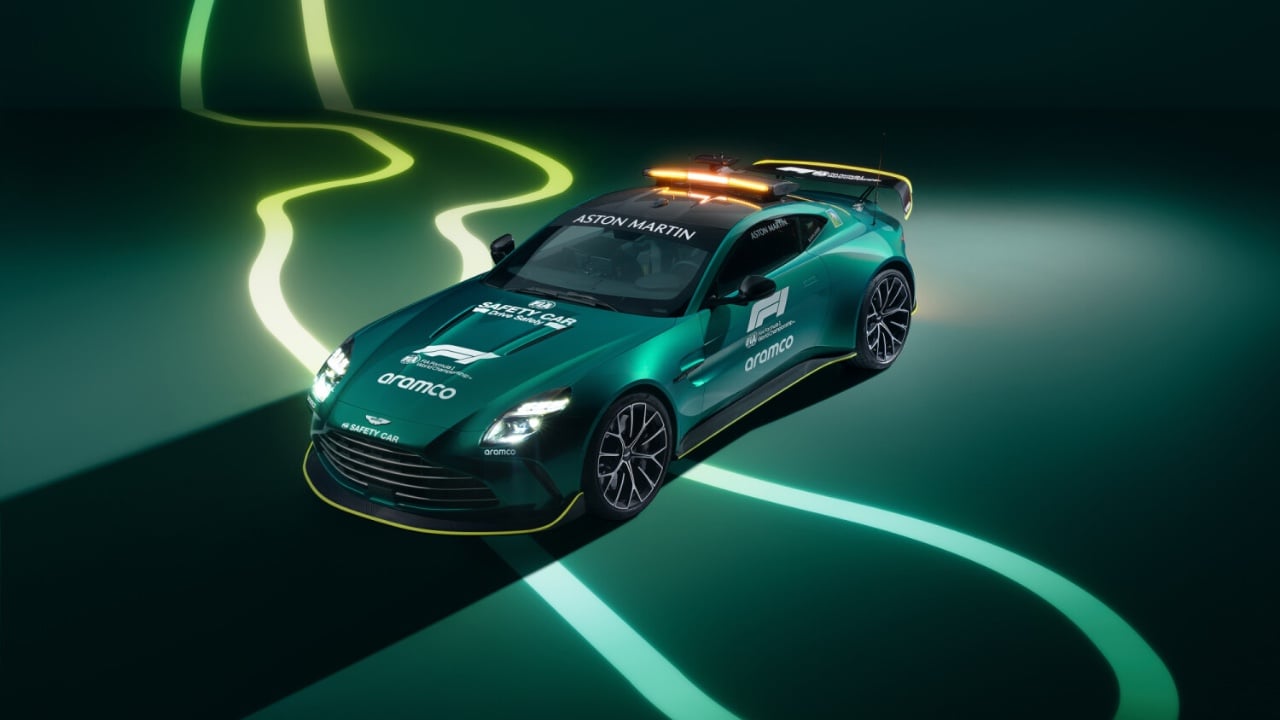 New Aston Martin Vantage launched as Safety Car of Formula 1