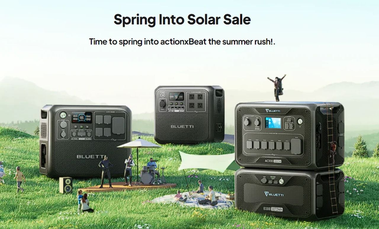 BLUETTI Spring SALE 2024!! with up to ,900 Off power stations