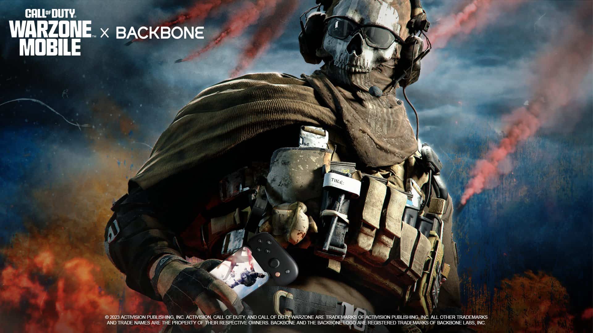 Backbone is the official controller partner for Warzone Mobile