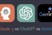 Claude 3 vs ChatGPT vs Gemini AI models compared