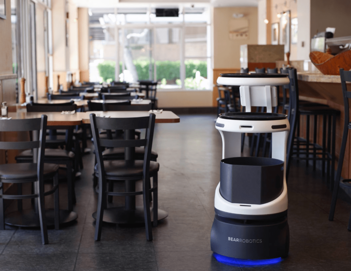 Bear Robotics, a robot waiter startup, just picked up M from LG