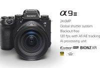 Sony a9 III the first still camera with a global shutter