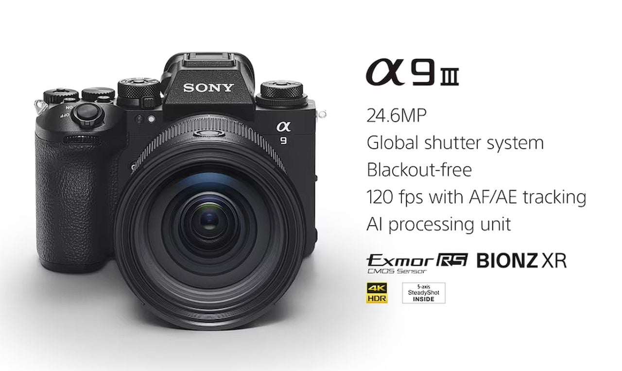 Sony a9 III the first still camera with a global shutter