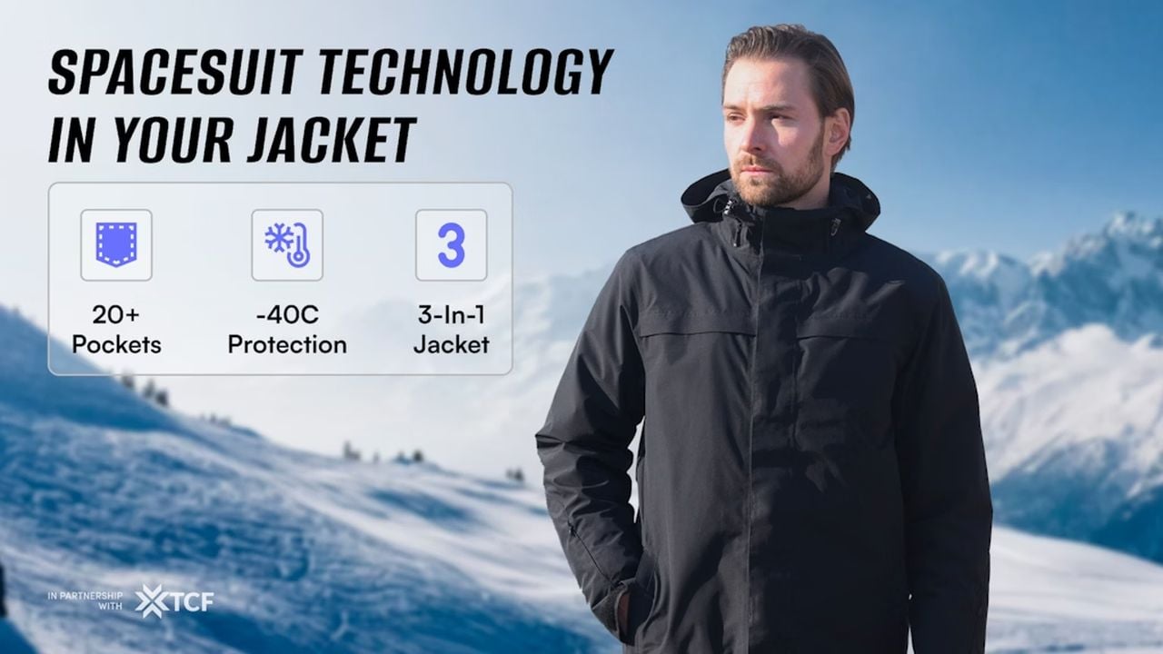 SpacePeak Aerogel dual layer insulated jacket