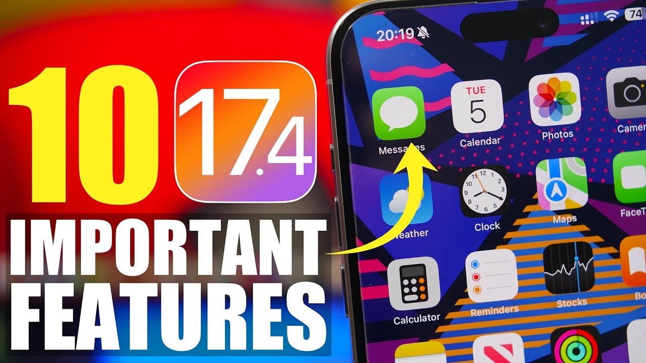 iOS 17.4: The Inside Scoop on New Features (Video)